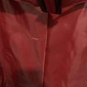 BEBE leather coat